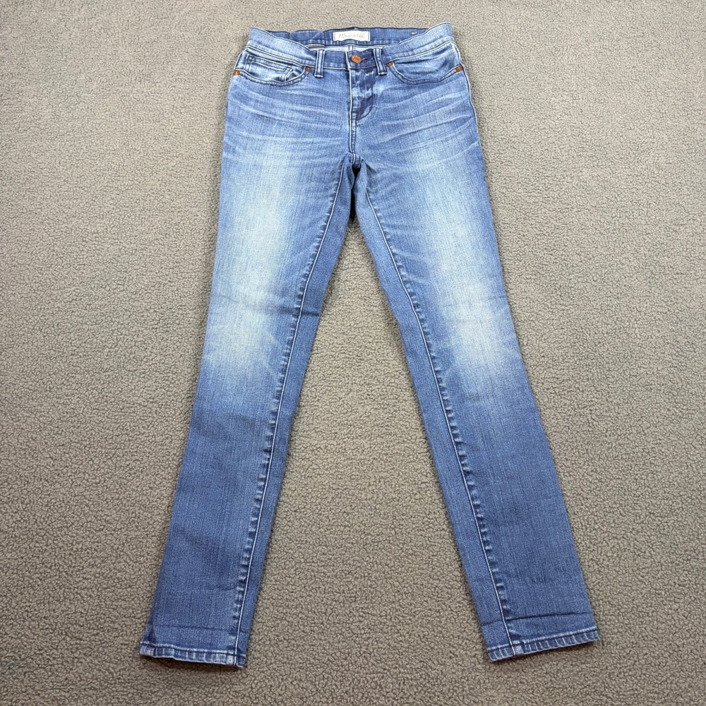 Madewell Jeans Womens 25 Blue Skinny Skinny E5278 Stretch Denim Pants